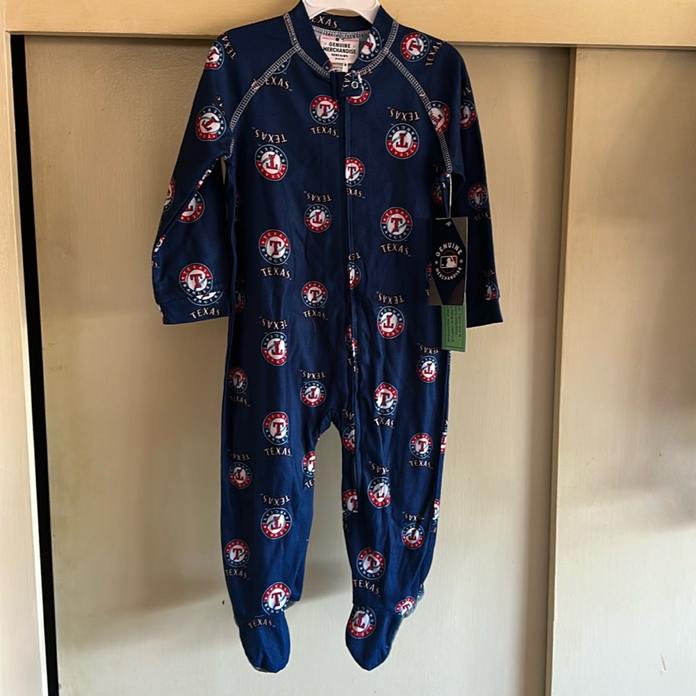 Major league, baseball, Texas Rangers pajamas